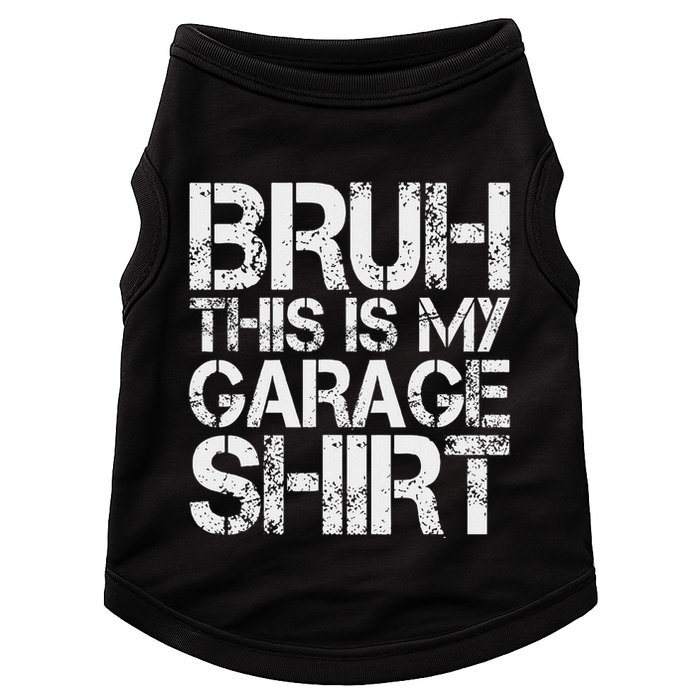 This Is My Garage Mechanic Dad Jokes Funny Fathers Day Doggie Tank