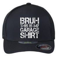 This Is My Garage Mechanic Dad Jokes Funny Fathers Day Flexfit Unipanel Trucker Cap