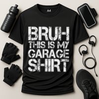 This Is My Garage Mechanic Dad Jokes Funny Fathers Day Performance Shirt