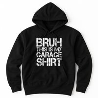 This Is My Garage Mechanic Dad Jokes Funny Fathers Day Hoodie