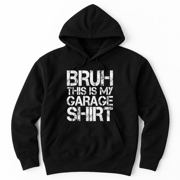 This Is My Garage Mechanic Dad Jokes Funny Fathers Day Hoodie
