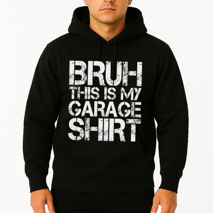 This Is My Garage Mechanic Dad Jokes Funny Fathers Day Hoodie