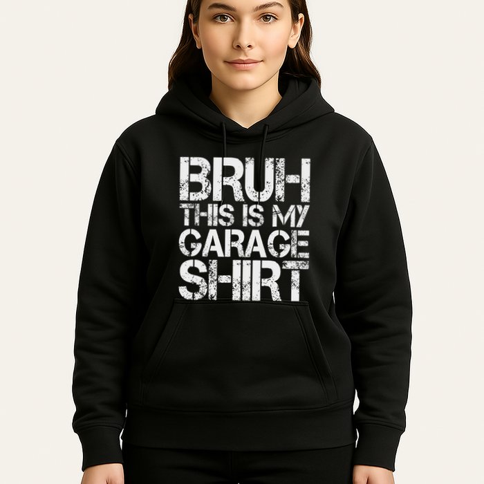 This Is My Garage Mechanic Dad Jokes Funny Fathers Day Hoodie