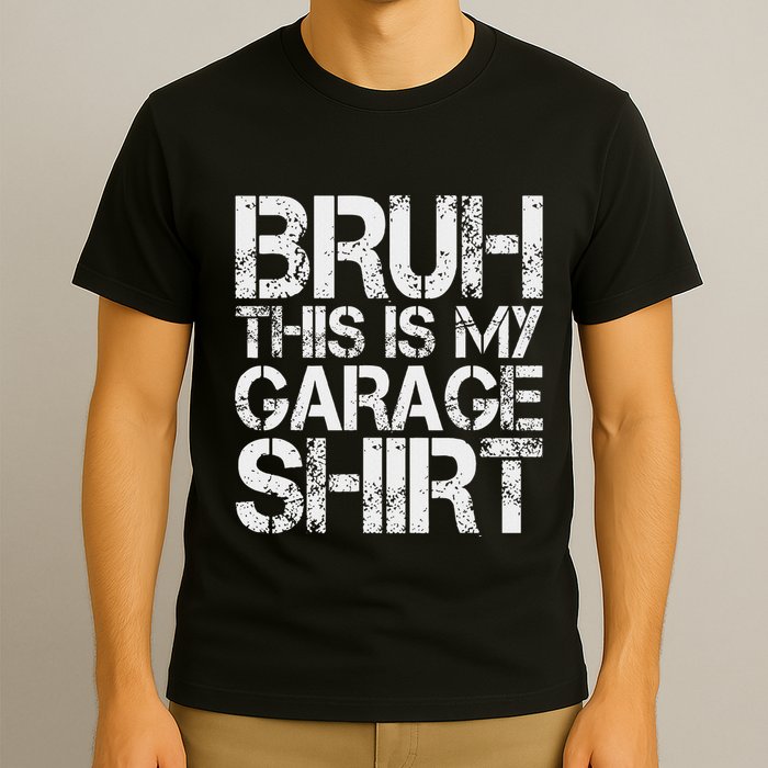This Is My Garage Mechanic Dad Jokes Funny Fathers Day T-Shirt