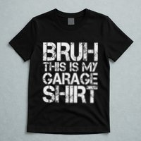 This Is My Garage Mechanic Dad Jokes Funny Fathers Day T-Shirt