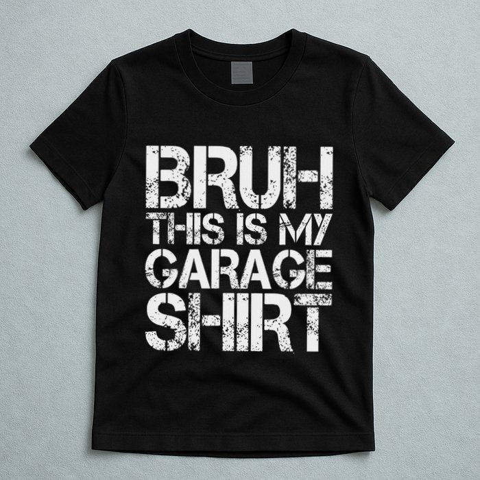 This Is My Garage Mechanic Dad Jokes Funny Fathers Day T-Shirt
