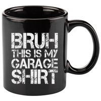This Is My Garage Mechanic Dad Jokes Funny Fathers Day 11oz C Handle Ceramic Mug