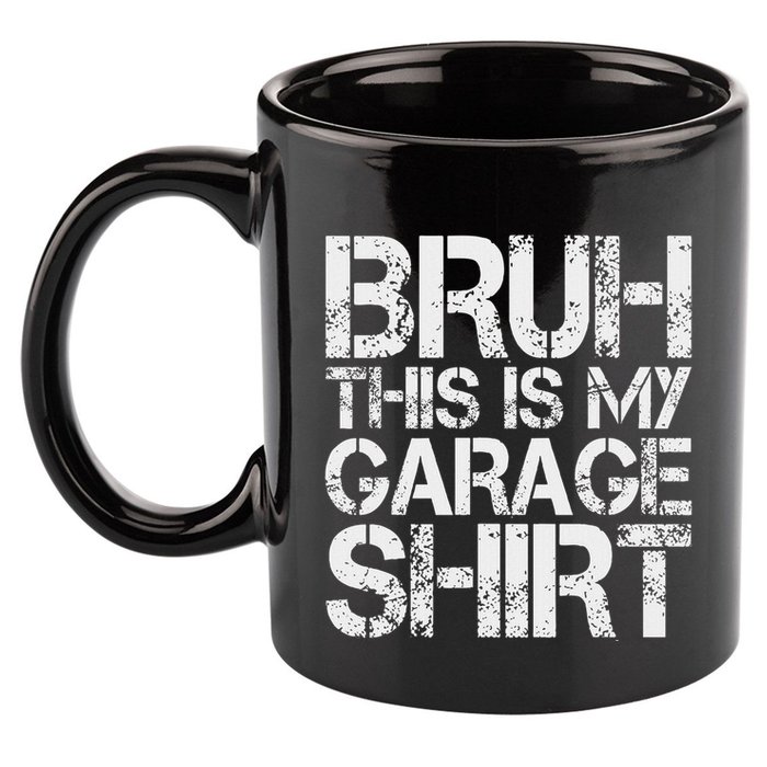 This Is My Garage Mechanic Dad Jokes Funny Fathers Day 11oz C Handle Ceramic Mug