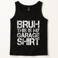 This Is My Garage Mechanic Dad Jokes Funny Fathers Day Tank Top