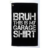 This Is My Garage Mechanic Dad Jokes Funny Fathers Day Golf Towel