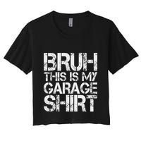 This Is My Garage Mechanic Dad Jokes Funny Fathers Day Crop Top