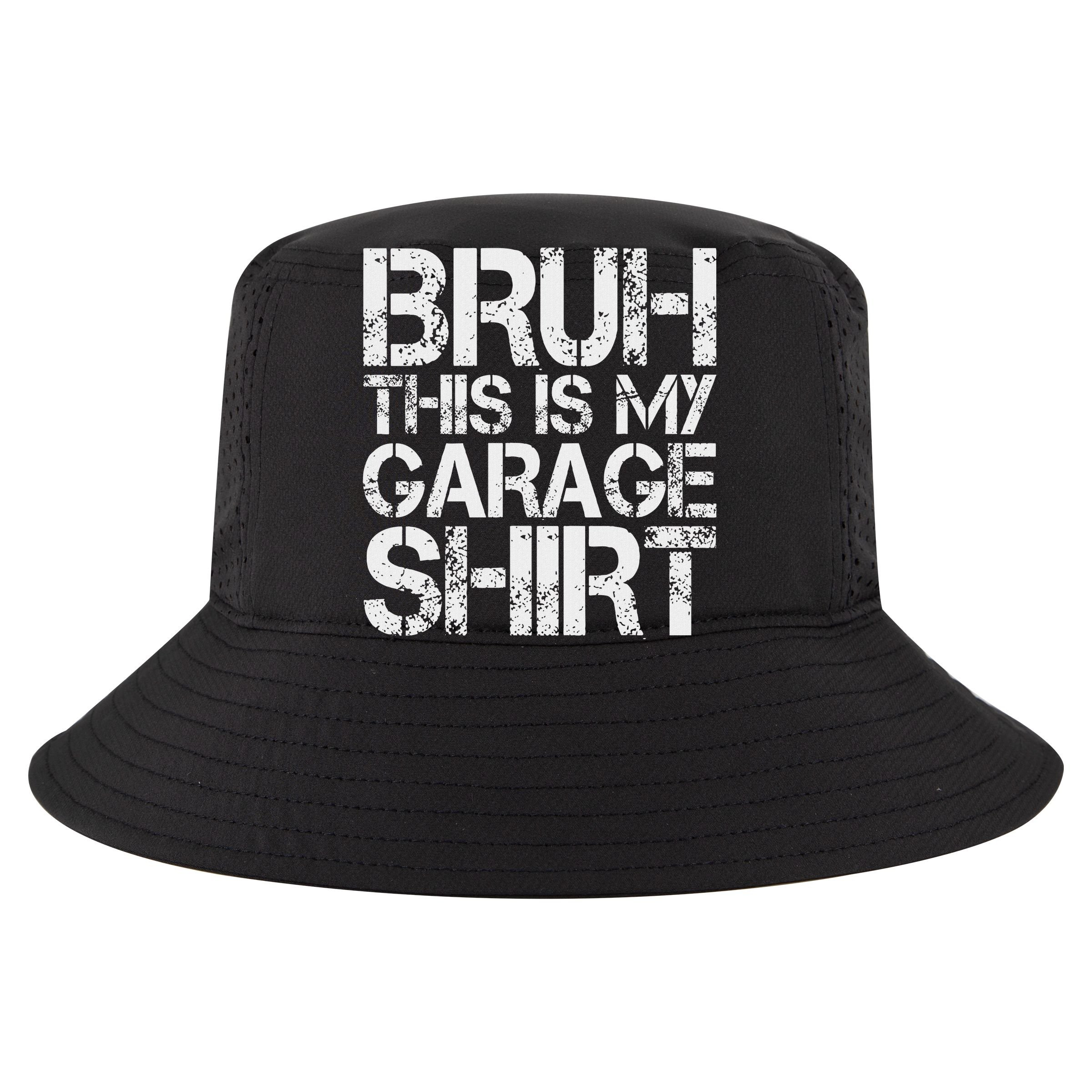 This Is My Garage Mechanic Dad Jokes Funny Fathers Day Cropped Pullover Crew