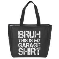 This Is My Garage Mechanic Dad Jokes Funny Fathers Day Zip Tote Bag