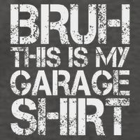 This Is My Garage Mechanic Dad Jokes Funny Fathers Day Vector Backpack