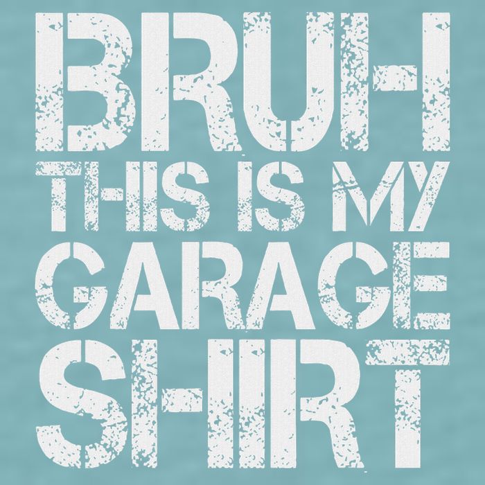 This Is My Garage Mechanic Dad Jokes Funny Fathers Day Sueded Cloud Jersey T-Shirt