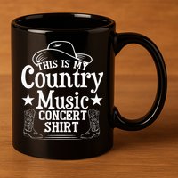 This Is My Country Music Concert 11oz C Handle Ceramic Mug