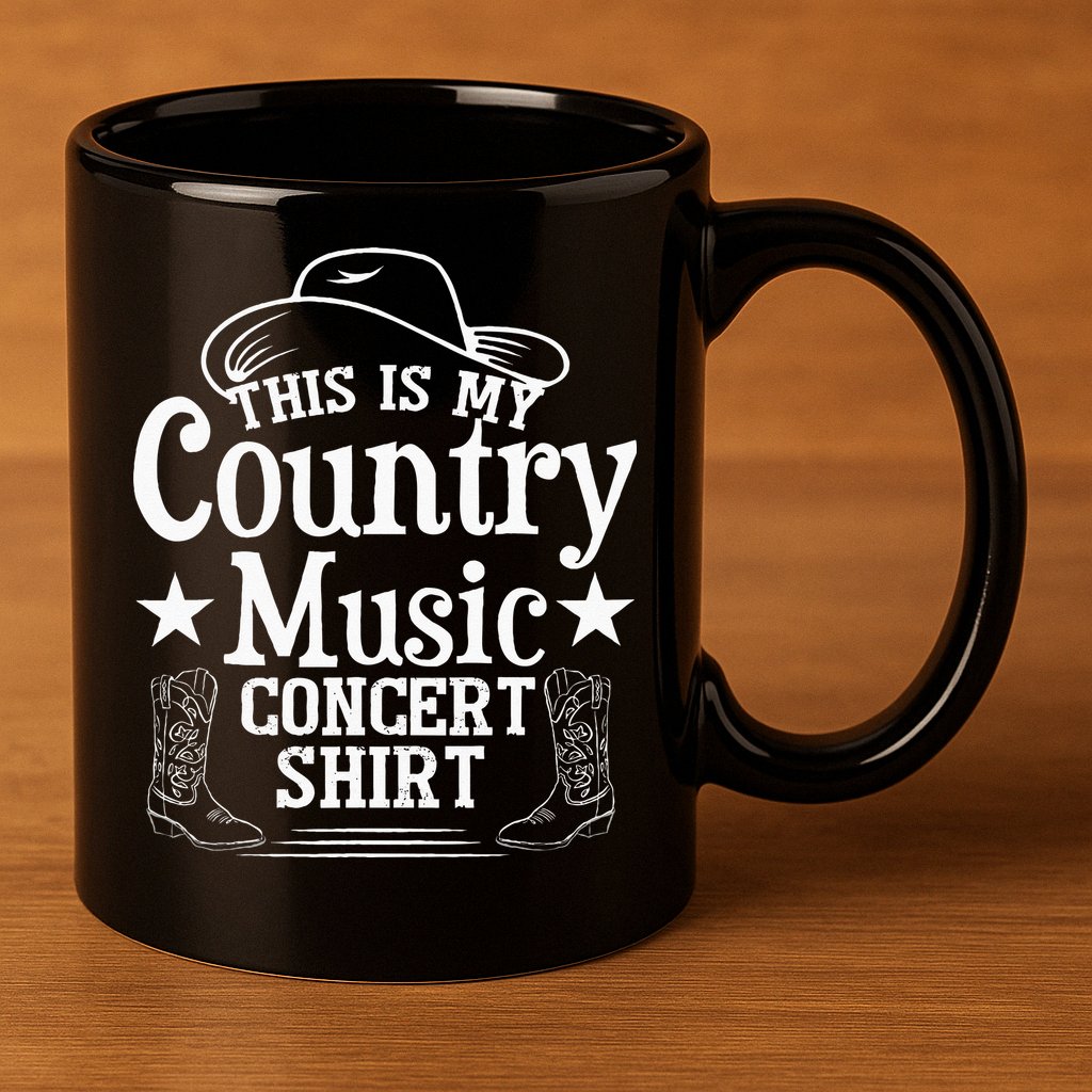 This Is My Country Music Concert 11oz C Handle Ceramic Mug