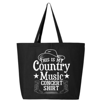 This Is My Country Music Concert 25L Jumbo Tote