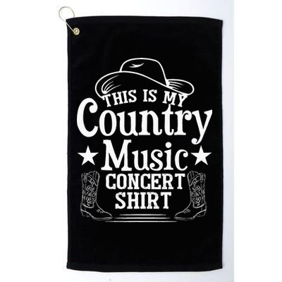 This Is My Country Music Concert Golf Towel