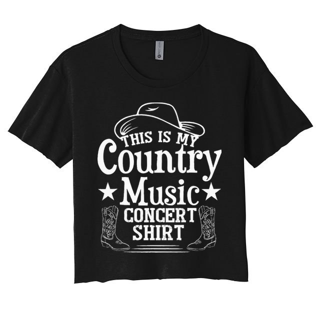 This Is My Country Music Concert Crop Top