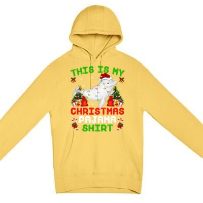 This Is My Christmas Pajama Gift Beluga Whale Christmas Cute Gift Premium Pullover Hoodie