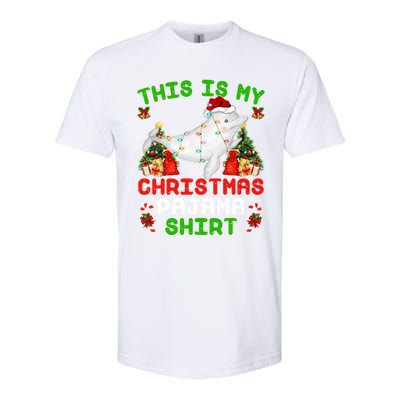 This Is My Christmas Pajama Gift Beluga Whale Christmas Cute Gift Softstyle® CVC T-Shirt