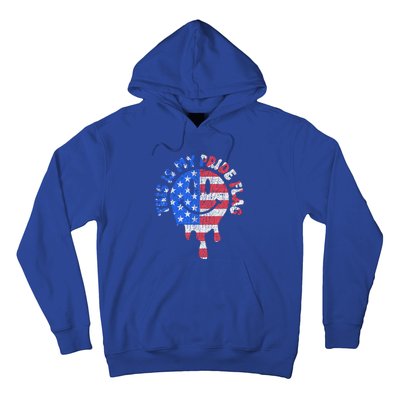 This Is My Pride Flag USA Happy Face American 4th of July Hoodie