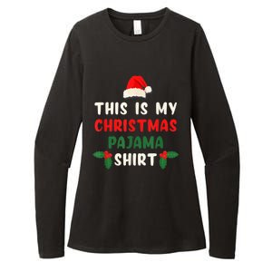 This Is My Christmas Pajama Shirt Xmas Morning PJs Womens CVC Long Sleeve Shirt