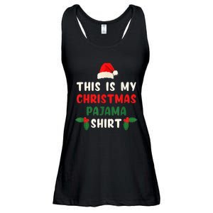 This Is My Christmas Pajama Shirt Xmas Morning PJs Ladies Essential Flowy Tank