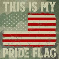 This Is My Pride Flag Patriotic American Flag, 4th of July  Legacy Tie Dye Trucker Hat
