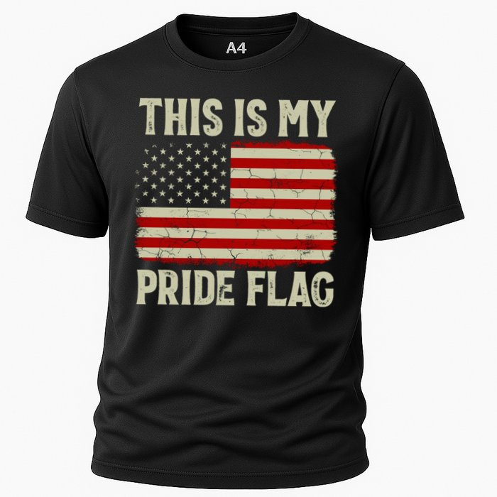 This Is My Pride Flag Patriotic American Flag, 4th of July  Cooling Performance Crew T-Shirt