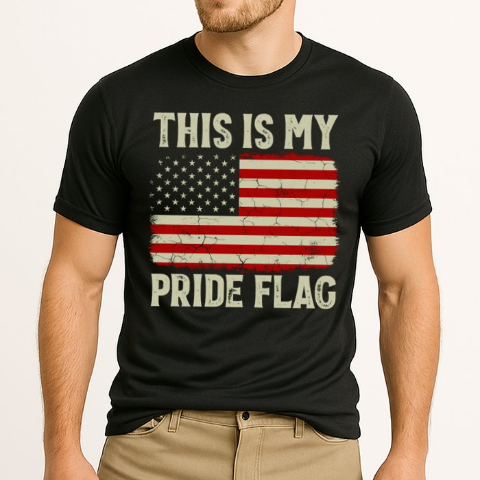 This Is My Pride Flag Patriotic American Flag, 4th of July  Cooling Performance Crew T-Shirt