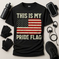 This Is My Pride Flag Patriotic American Flag, 4th of July  Cooling Performance Crew T-Shirt