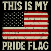 This Is My Pride Flag Patriotic American Flag, 4th of July  Cooling Performance Long Sleeve Crew