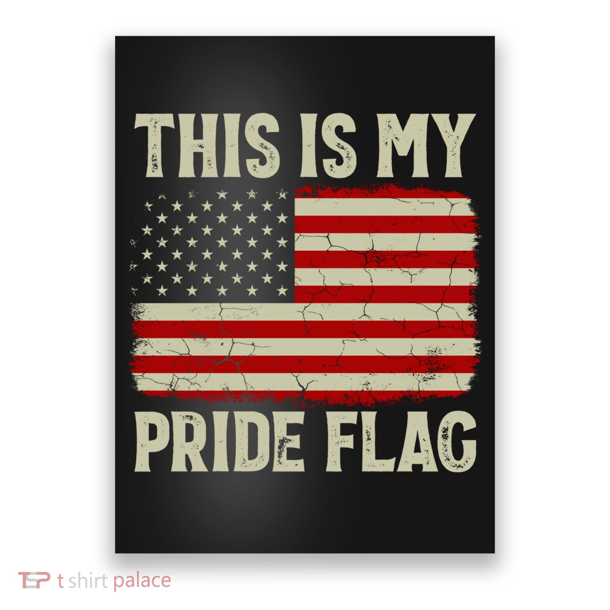 This Is My Pride Flag Patriotic American Flag, 4th of July  Poster