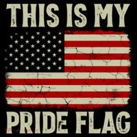 This Is My Pride Flag Patriotic American Flag, 4th of July  Tank Top