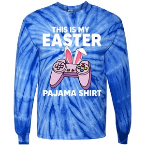 This Is My Easter Pajama Game Control Graphic Gaming Gift Tie-Dye Long Sleeve Shirt