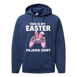 This Is My Easter Pajama Game Control Graphic Gaming Gift Performance Fleece Hoodie