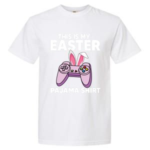 This Is My Easter Pajama Game Control Graphic Gaming Gift Garment-Dyed Heavyweight T-Shirt