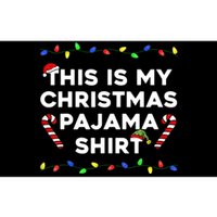 This Is My Christmas Pajama Lights Funny Holiday Family Xmas Bumper Sticker