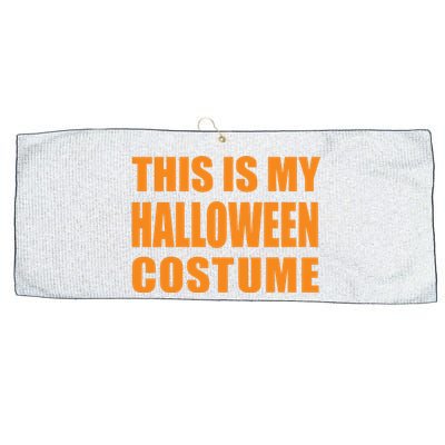 This Is My Halloween Costume Kids Large Microfiber Waffle Golf Towel