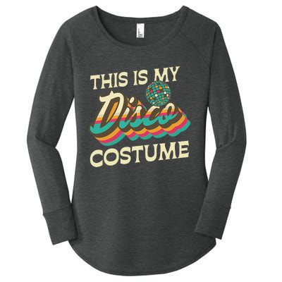 This Is My Disco Costume 70s 80s Retro Disco Party Women's Perfect Tri Tunic Long Sleeve Shirt