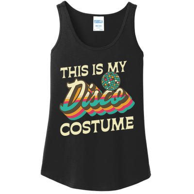 This Is My Disco Costume 70s 80s Retro Disco Party Ladies Essential Tank