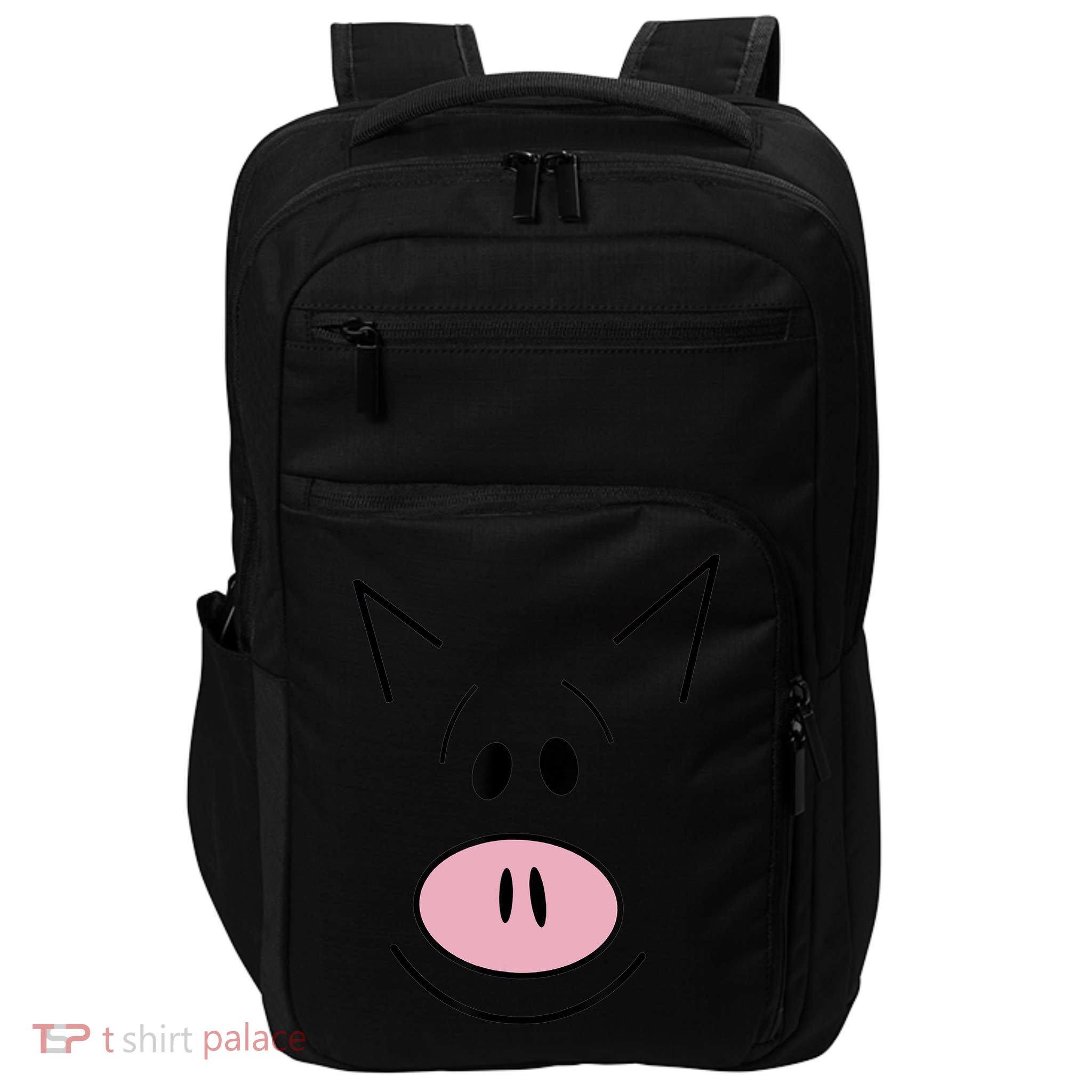 This Is My Book Character Costume Funny Piggy Kids Reading  Impact Tech Backpack