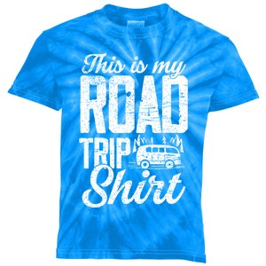 This Is My Road Trip Gift For Family Vacation Gift Kids Tie-Dye T-Shirt