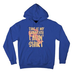 This Is My Crawfish Eatin Cute Gift Boil Season Gift Hoodie