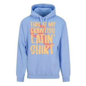 This Is My Crawfish Eatin Cute Gift Boil Season Gift Unisex Surf Hoodie