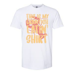 This Is My Crawfish Eatin Cute Gift Boil Season Gift Softstyle CVC T-Shirt