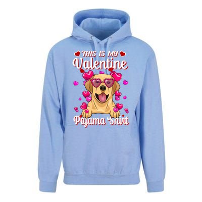 This Is My Valentine Pajama Meaningful Gift Labrador Lovers Great Gift Unisex Surf Hoodie