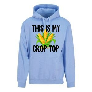 This is My Crop Top Hilarious Funny Meme Unisex Surf Hoodie